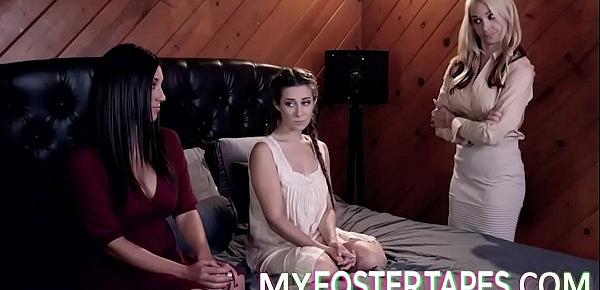  Foster Daughter Cassidy Klein is excited to move in with her new Foster Mothers, Jelena Jensen, and Sarah Vandella.